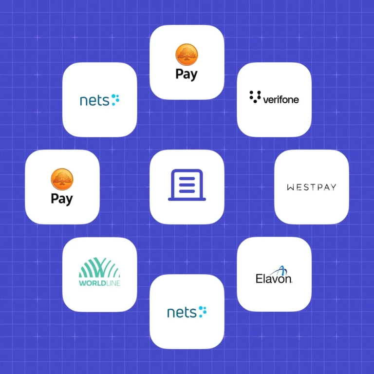 Kassahusets samarbetspartners. Bambora (Worldline), Elavon, Nets, Swedbank Pay, Paytrim, Zettle by Paypal