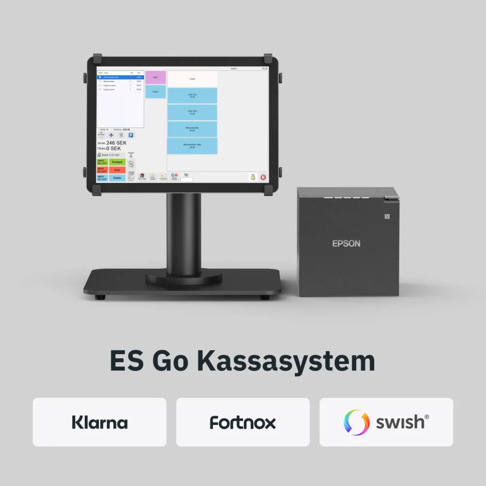 ES Go Kassasystem - Klarna, Fortnox, Swish